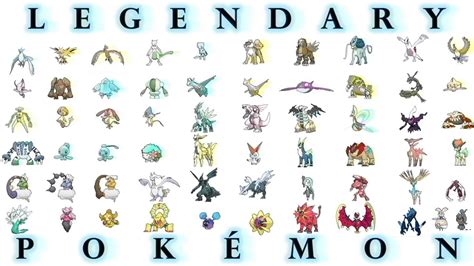 All Shiny Legendary Pokémon Youtube
