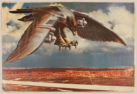 Lot Detail Rolling Stones 1975 Tour Of Americas Original Concert Poster