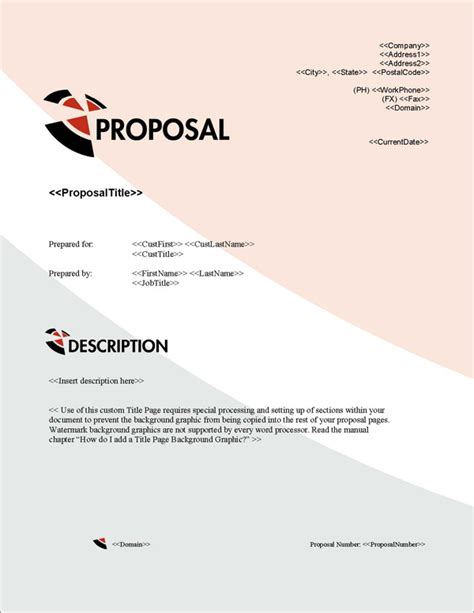 Proposal Pack Business 12 Software Templates Samples