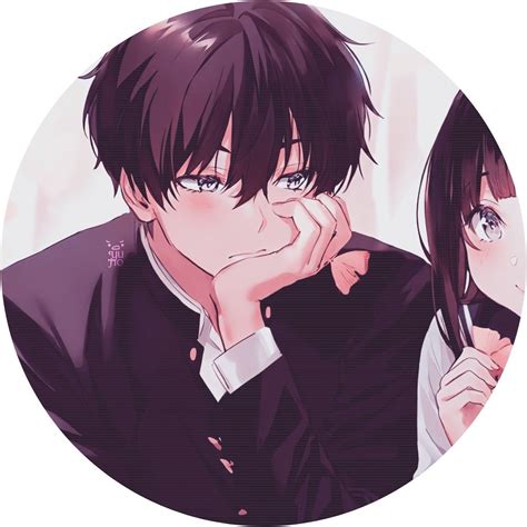 Sweet Couple Anime Profile Picture Creamishblu3