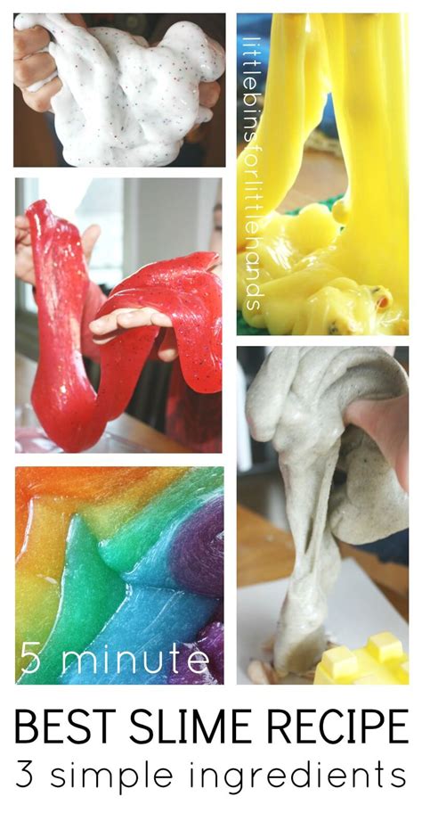 Liquid Starch Slime Quick And Easy Slime