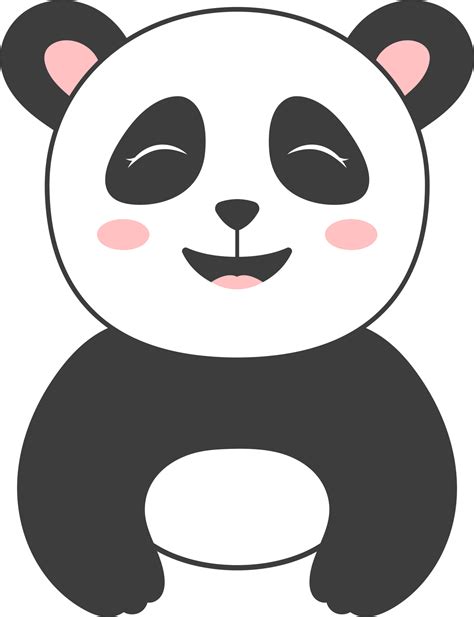 Panda Bear Clipart Design Illustration 9398493 Png
