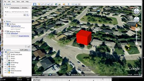 Introduction To Google Sketchup Part Google Earth Youtube