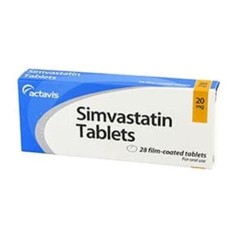 Simvastatin 20mg Tablets 28 Tablets Asset Pharmacy