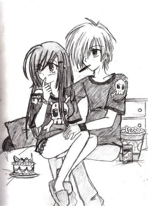 Emo Anime Love By Estefita201 On Deviantart