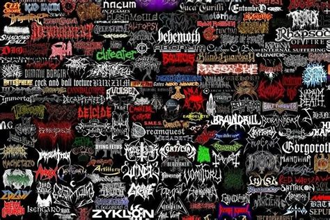 Metal Band Logos Metal Bands Heavy Metal Black Metal Overused Words