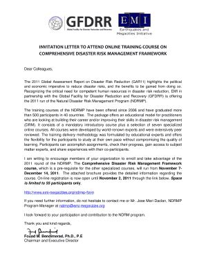 Invitation Letter For Training - Fill Online, Printable, Fillable