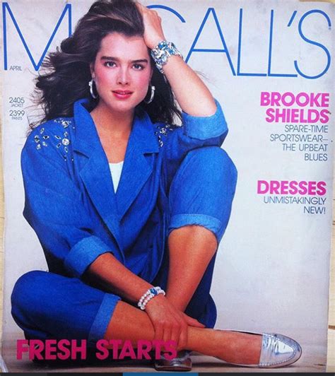 Brooke Shields Covers Mc Calls Magazine United States April 1985