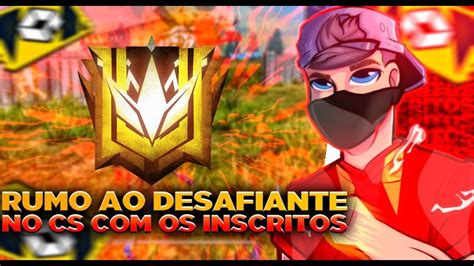 Free Fire Ao Vivo🔥 Rumo Ao Mestre No Cs 🔥 Assiste E Ganhe Premios 🔥