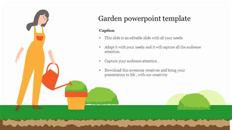 Multicolor Garden Powerpoint Template Presentation