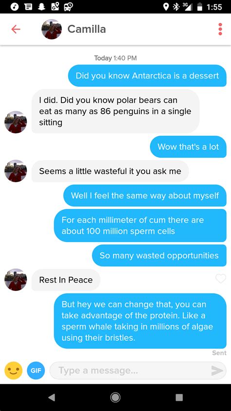 She Wanted To Talk In Interesting Facts Tinder