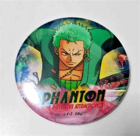 One Piece Can Badge Button Roronoa Zoro Phantom Limited Eiichiro Oda