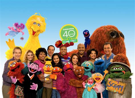 Sesame Street Cast 40 Year Anniversary Sesame Street Muppets Sesame