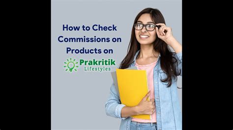 How To Check Commissions On Products On Prakritik Lifestyles Youtube
