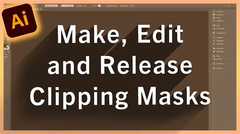 How To Make Edit And Release Clipping Masks In Adobe Illustrator