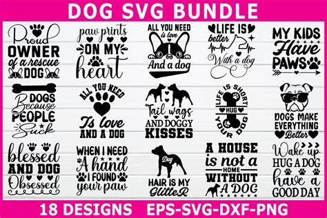Dog Svg Bundle Graphic By Smart Design · Creative Fabrica