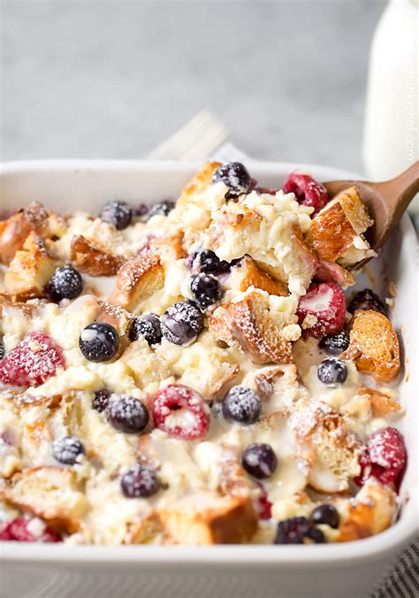 Berry Croissant Bake Breakfast Casserole Make Ahead The Chunky Chef