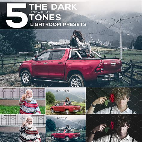 This will add dark tone effect to your photos. 5 Dark Tones Presets for Lightroom | Free download