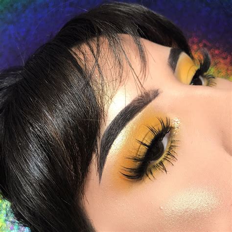 Yellow Brighteyeshadows Yellow Eye Makeup Makeup Looks Hair Makeup