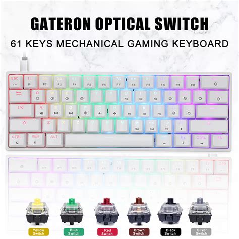 Buy Geek Skyloong Gk61 60 Mechanical Keyboard Hot Swap Full Keys