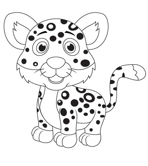 Top 10 leopard coloring pages for kids: Top 25 Free Printable Leopard Coloring Pages Online