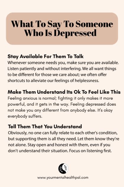 What To Say To Someone Who Is Depressed