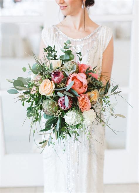 20 Gorgeous Protea Wedding Bouquets Southbound Bride