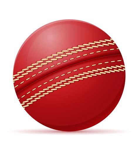 Cricket Ball Vector Illustration 493012 Vector Art At Vecteezy