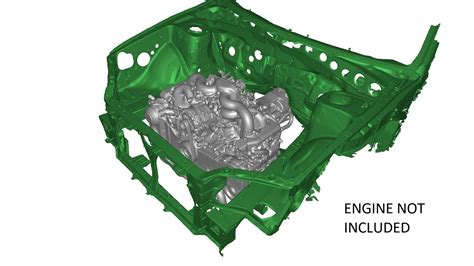 Subaru Impreza Gen2 Engine Bay 2000 2007 — Bremar Automotion 3d Scan