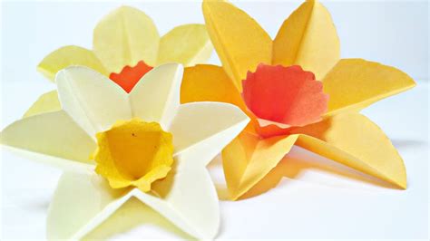 Daffodils Narcissus Paper Flower For Wall Decoration Arts And Crafts