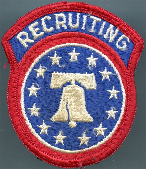 Vintage Armed Forces Us Army Recruiting Liberty Bell Patch Etsy Us