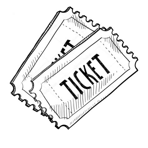Ticket Clipart Black And White Clipart World Images And Photos Finder
