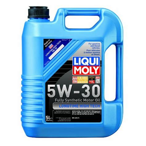 Liqui Moly 2039 Longtime High Tech 5w 30 Synthetic Motor Oil 5 Liter