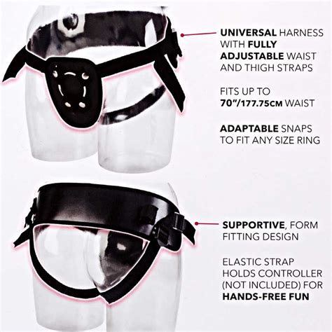 Love Rider Universal Power Support Strap On Harness Black Ebay