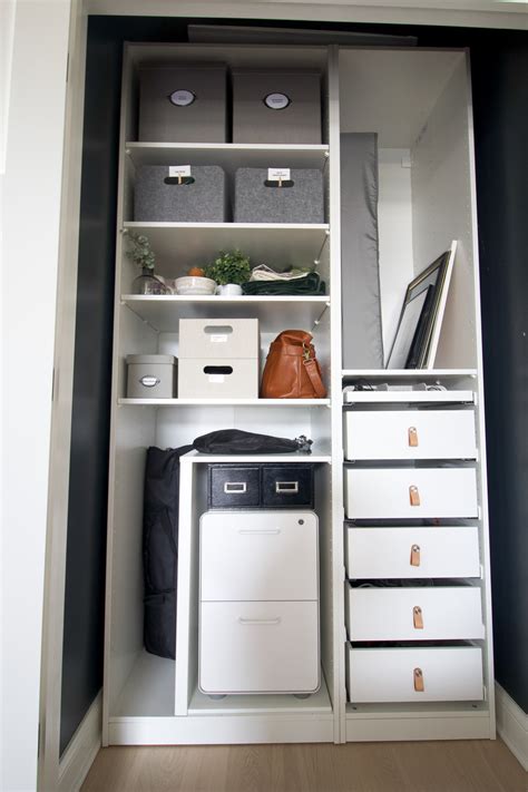 Our Diy Organized Home Office Closet The Diy Playbook