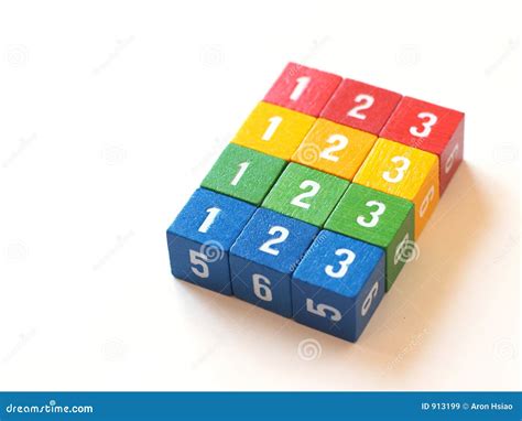 Numbered Blocks Stock Photography 4412858