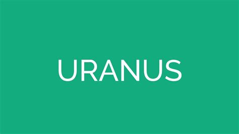 So which pronunciation to use? How To Pronounce Uranus In American Accent - YouTube