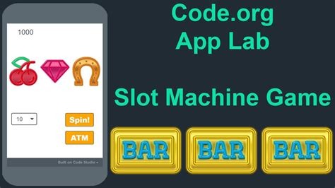 We love this app all about tea built by a student in app lab. App Lab (Code.org) 🎰 Slot Machine Game Tutorial 🎰 - YouTube