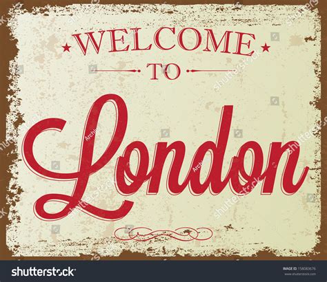 Touristic Retro Vintage Greeting Sign Typographical Background