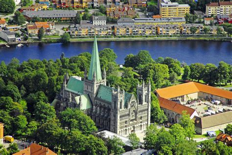 Nidaros Cathedral And The Archbishops Palace Landmark In Trondheim