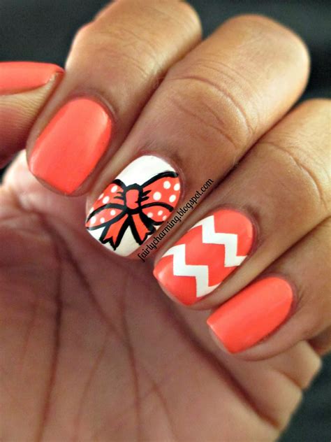 This nail trend is drop dead gorgeous. Fairly Charming: I Liked It So I Put A Bow On it
