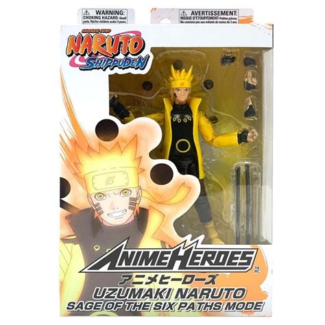 Boneco Naruto Shippuden Anime Heroes Sábio 6 Caminhos Bandai Ri Happy