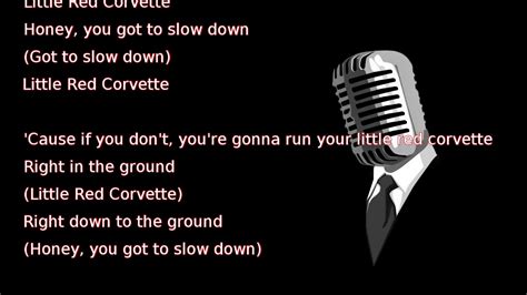 Check spelling or type a new query. Prince - Little Red Corvette (lyrics) - YouTube