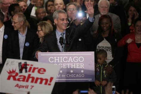 Rahm Emanuel Re Elected As Chicago Mayor In Runoff Wsj