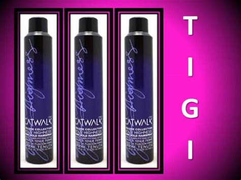 Pack Tigi Catwalk Highness Volume Collection Hairspray Firm Hold
