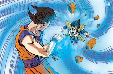 Goku Vs Vegeta By Trh Graphics On Deviantart