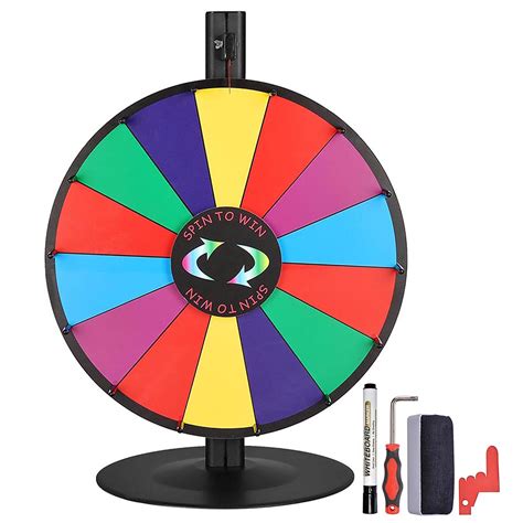 Winspin 18 Tabletop Color Prize Wheel Sears Marketplace