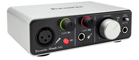 Focusrite iTrack Solo USB and iPad Audio Interface | zZounds