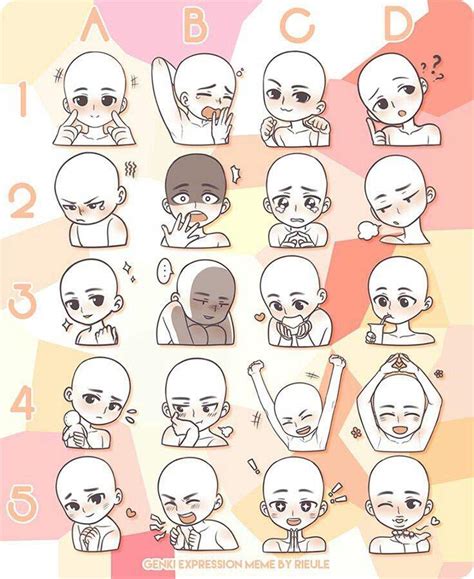 📙anime Facial Expression Charts📙 Anime Amino