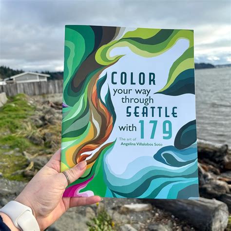 Color Your Way Through Seattle with 179 Coloring Book — o n e s e v e n